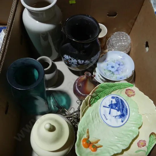 Vases, plates etc