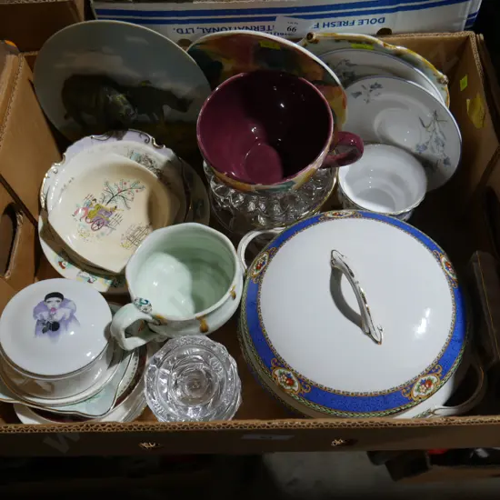 Tea sets, plates etc