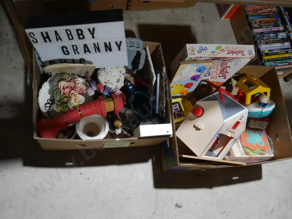 Two boxes of toys etc Image 1++