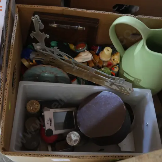 Jug, ornaments etc