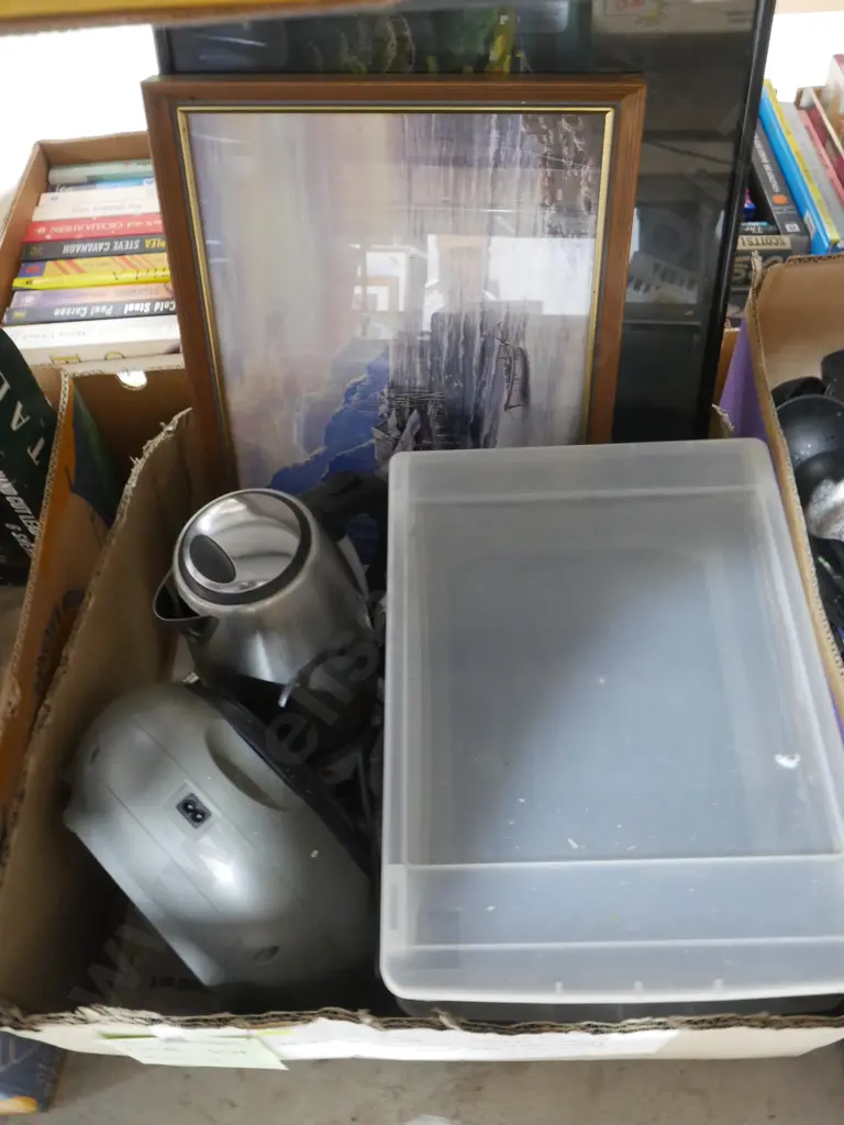 3 boxes of kitchenware etc Image 1++