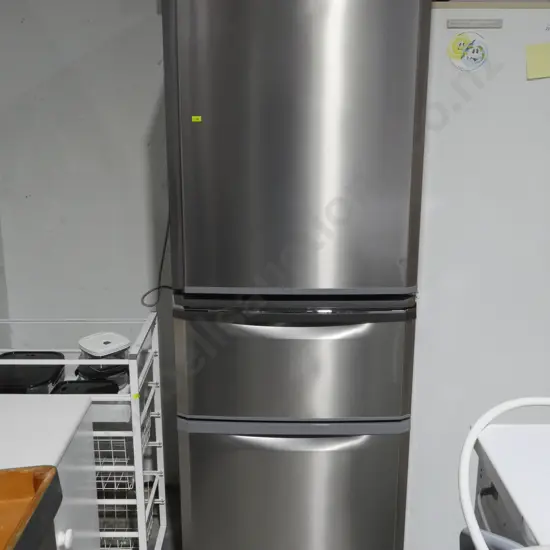 Mitsubishi stainless fridge freezer