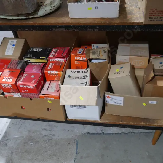 Assorted car filters