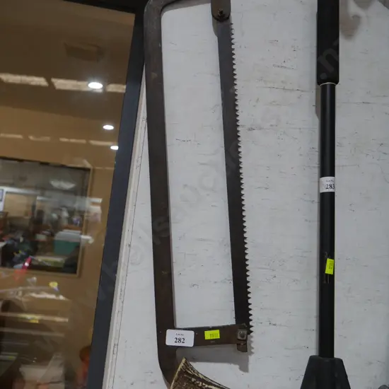 Antler handle saw