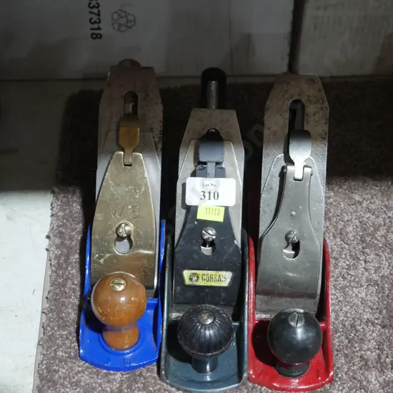 3 wood planes
