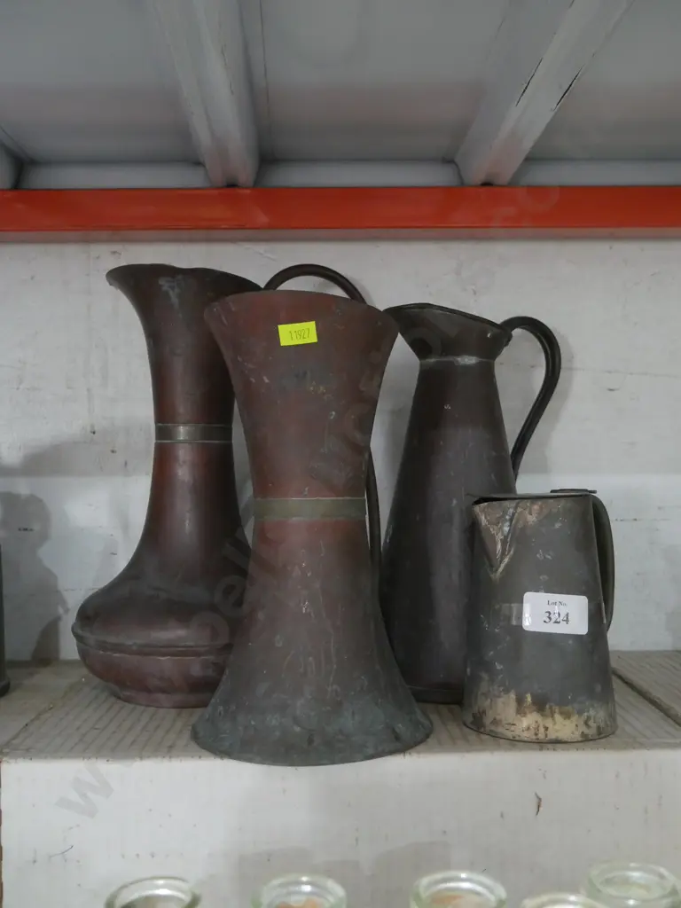 Copper jugs Image 1++