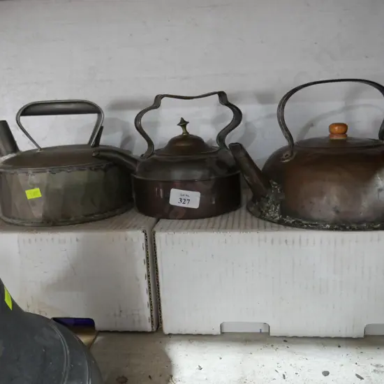 Assorted kettles