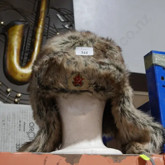 Russian fur hat