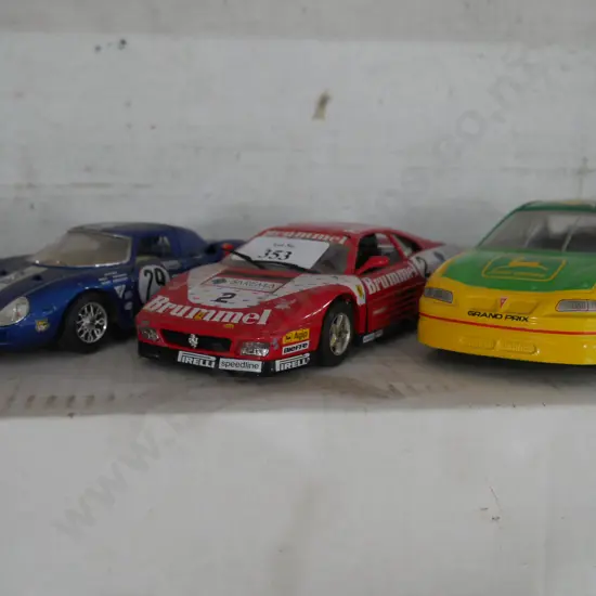 3 race cars