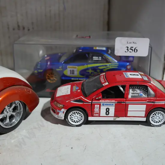 2 rally cars