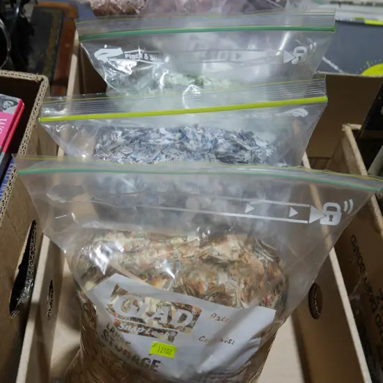 Shredded bank notes