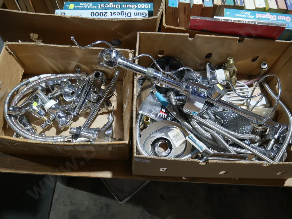 2 boxes tap mixers etc Image 1++