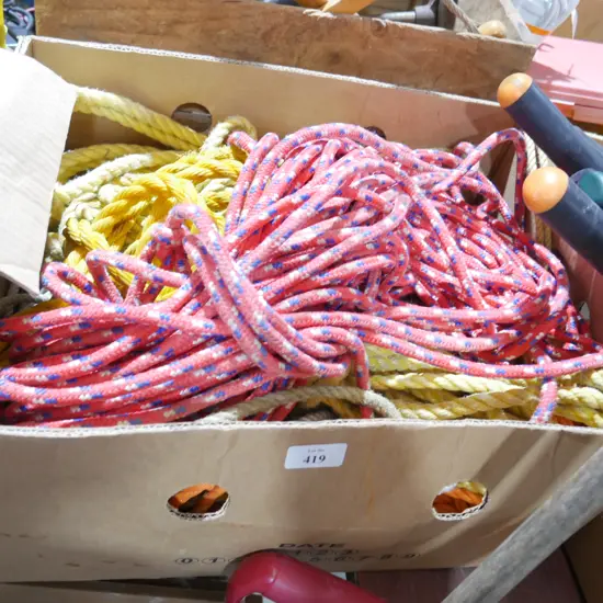 Box of ropes