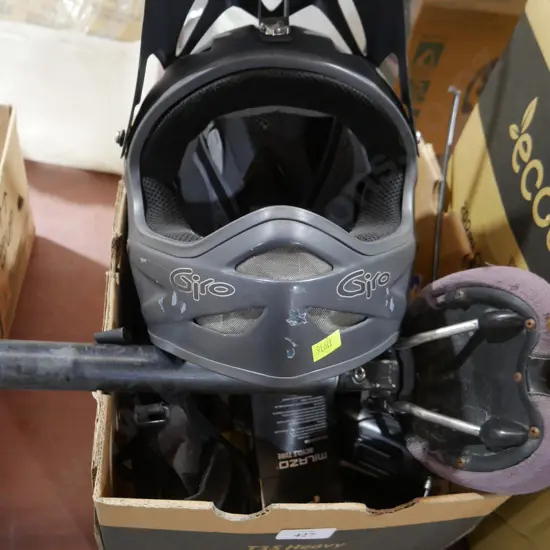 Bike helmet and bike parts