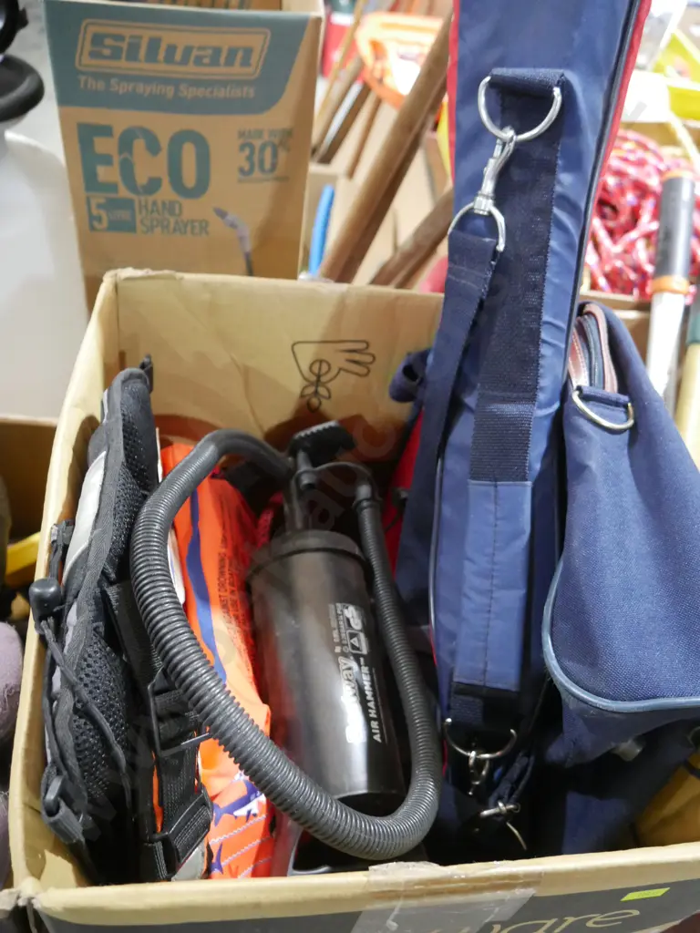 Racket, foot pump etc Image 1++