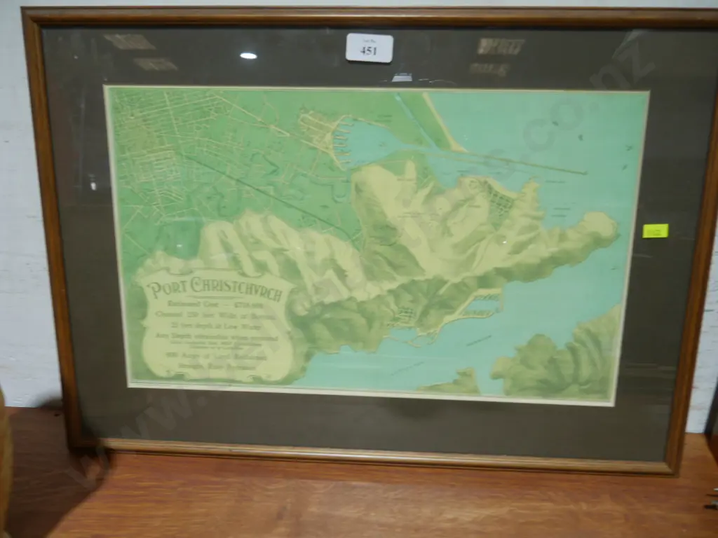 Early map of Port Christchurch Image 1++