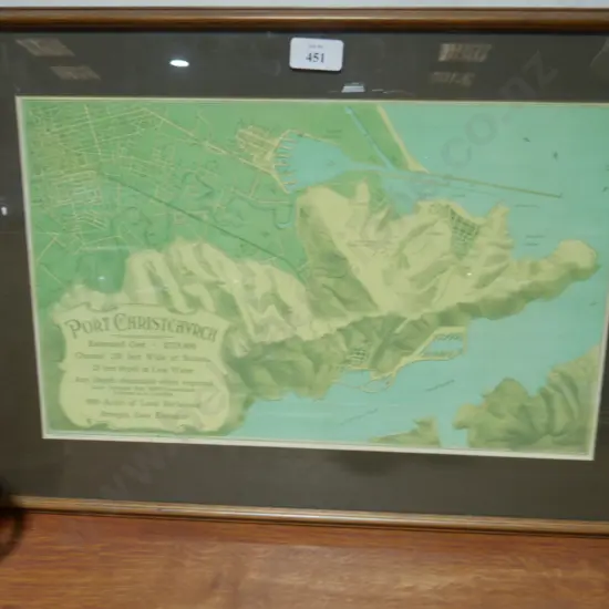 Early map of Port Christchurch