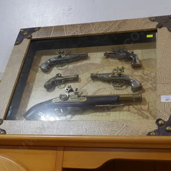 Replica pistol display