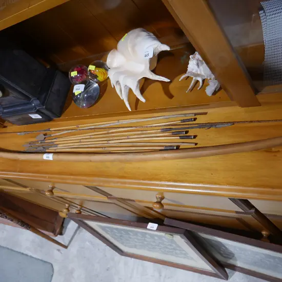 African bow and arrows