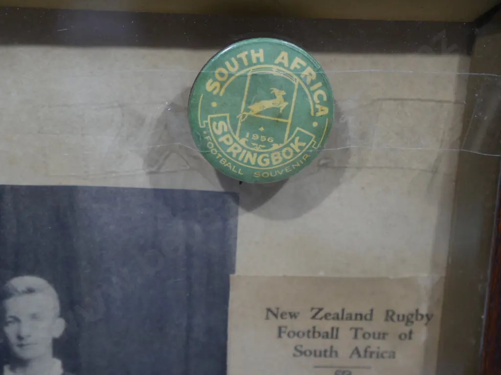 Framed All Black team photo, 1928 Image 1++