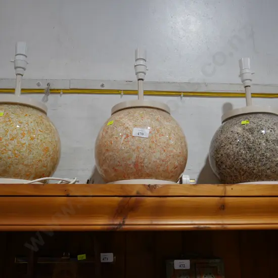 3 table lamps