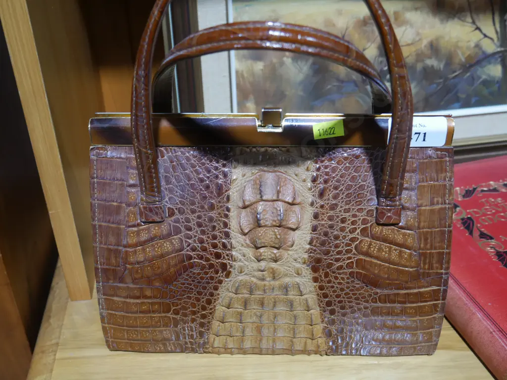 Crocodile skin bag Image 1++