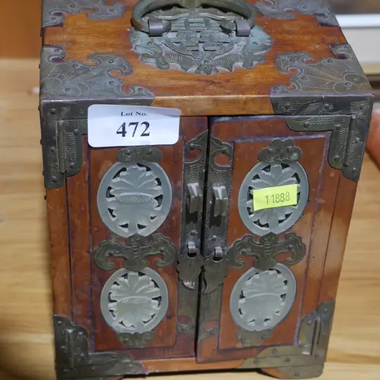 Oriental jewelry box