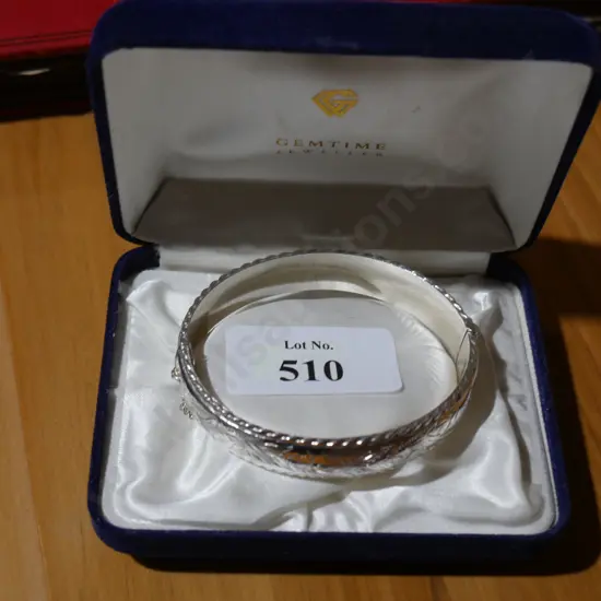 H & S Sterling silver bracelet