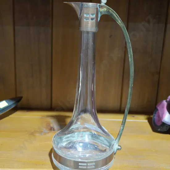 WMF style art nouveau wine jug