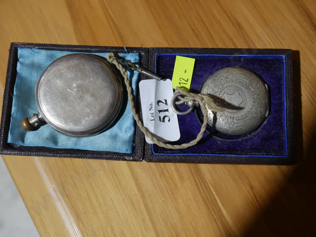 2 sterling silver pocket watches Image 1++