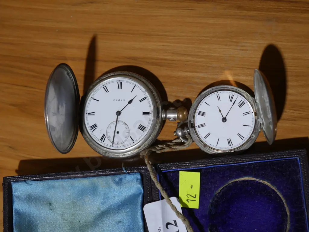 2 sterling silver pocket watches Image 1++