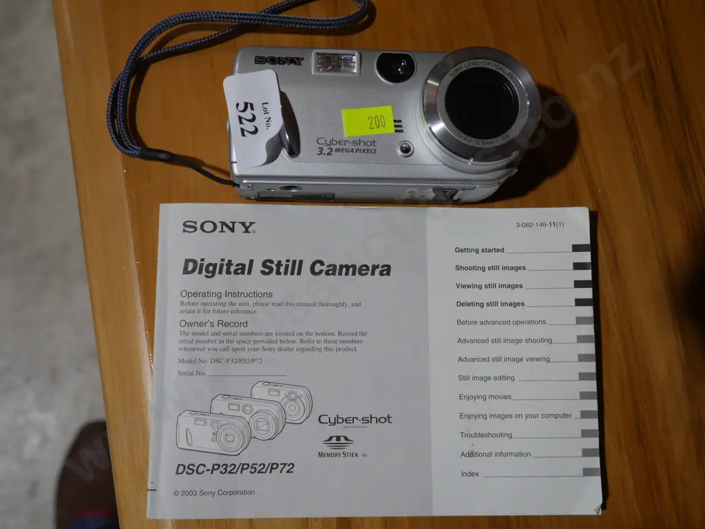 Sony digital still camera Image 1++