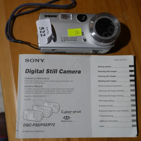 Sony digital still camera