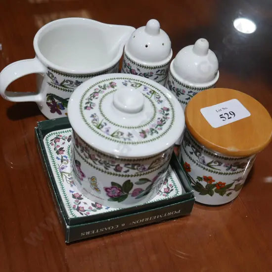 Portmeirion Variations coasters, salt and pepper etc