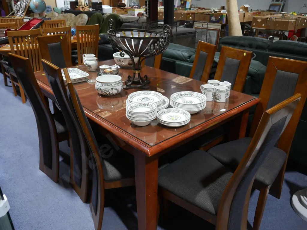 Dining table and 9 chairs Image 1++