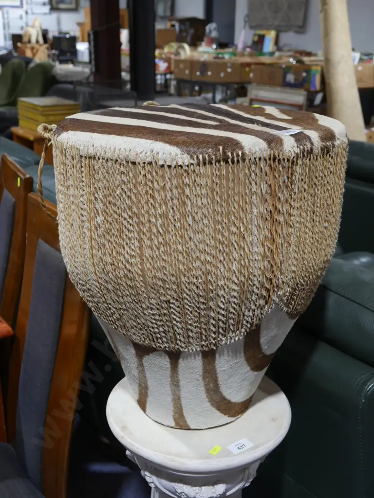 Zebra skin drum Image 1++