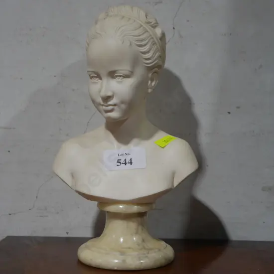 Female bust, signed A Gianelli