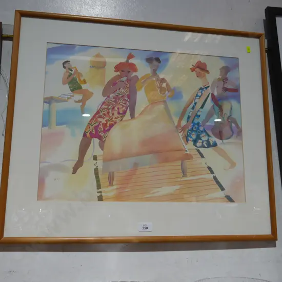 Artwork print musical band