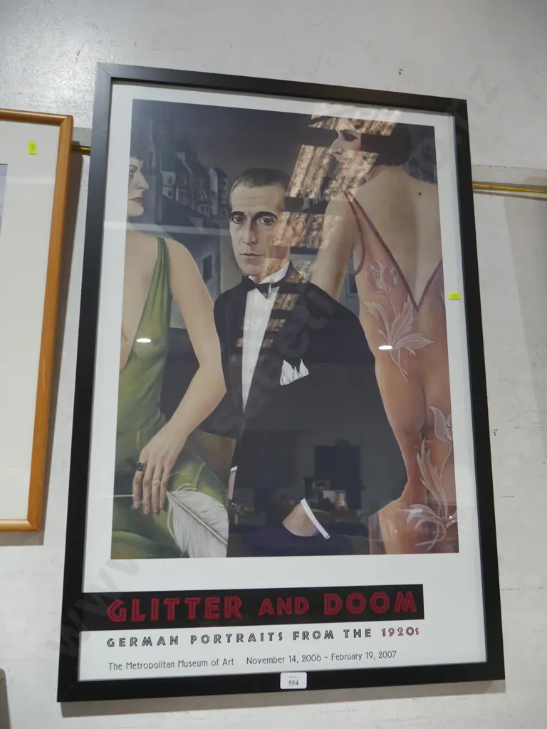 Glitter and doom poster and book Image 1++