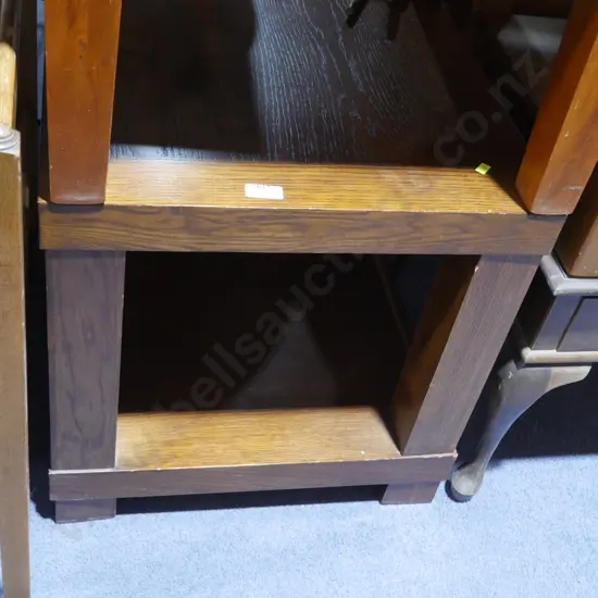 2 tier square coffee table