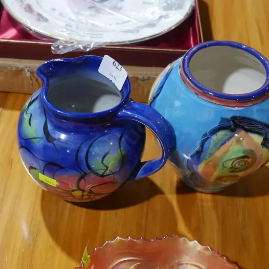 NZ pottery jug and vase