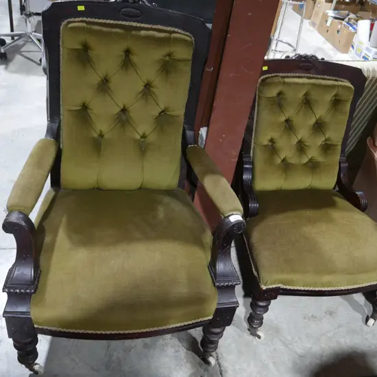 Ladies and gents chairs