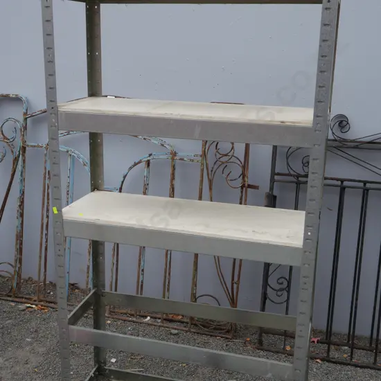 Metal shelf
