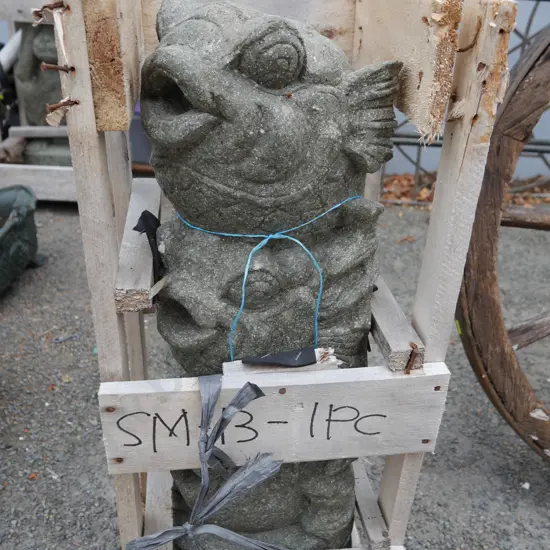 Fish stack statue