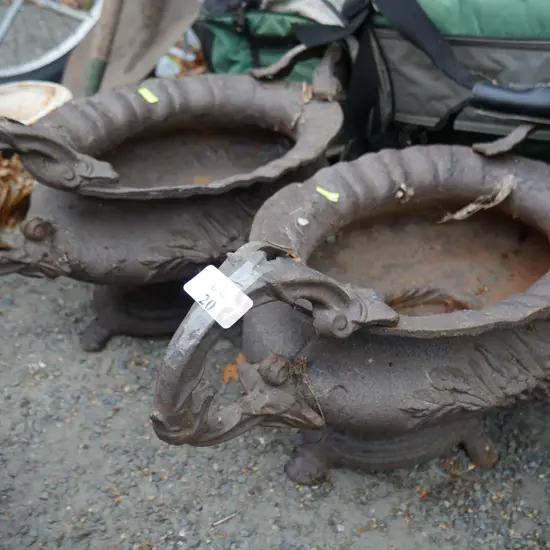Cast iron pots