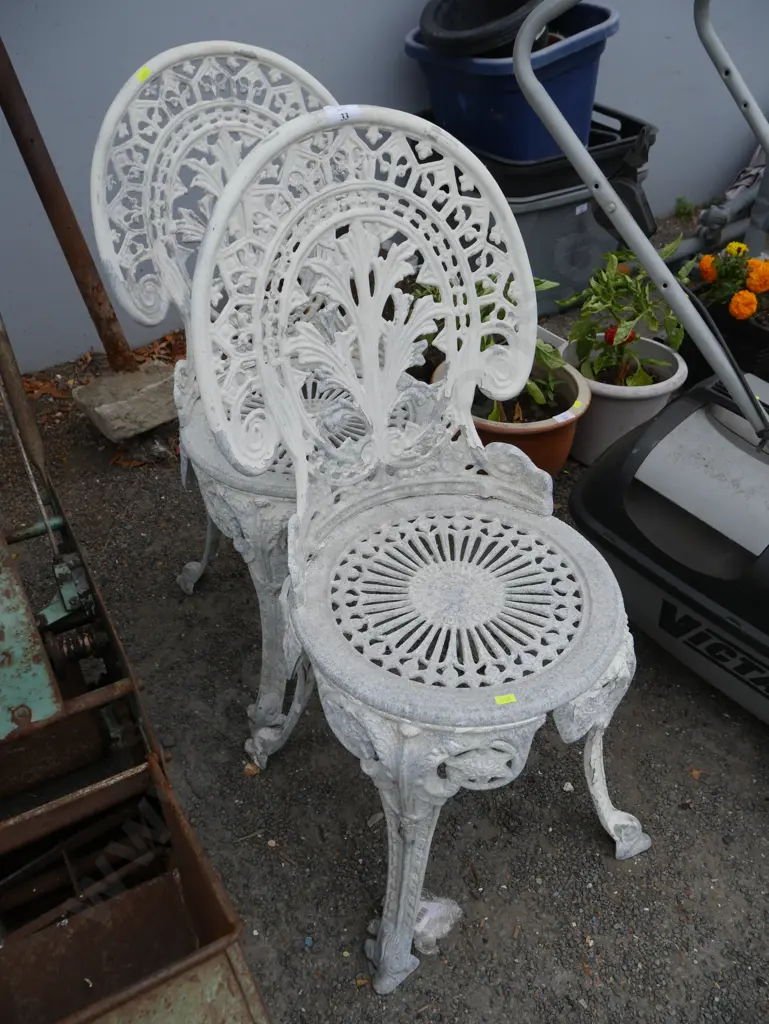 Wrought iron chairs Image 1++