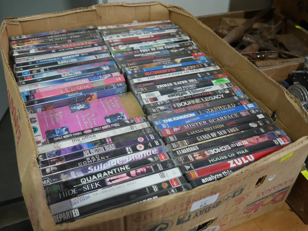 Box of DVDs Image 1++
