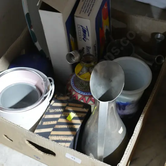 Vases, dishes etc