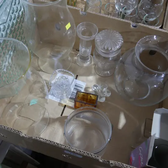 Glassware etc