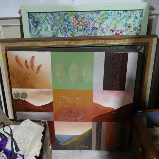 Framed artworks
